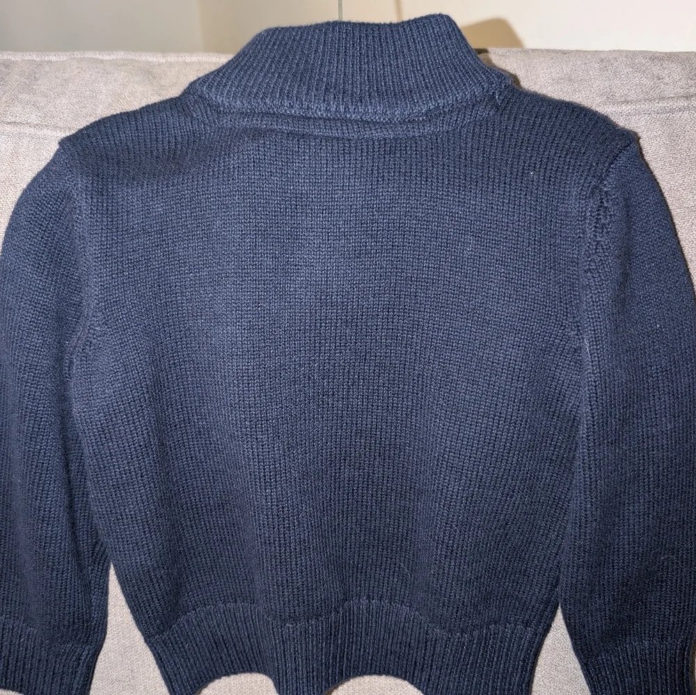 The Children's Place Navy Blue Moose Sweater